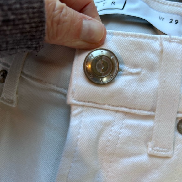 NWOT AYR The Pop straight leg ankle jeans in salt water. Made in LA. Soft. Sz 29 - Picture 13 of 16